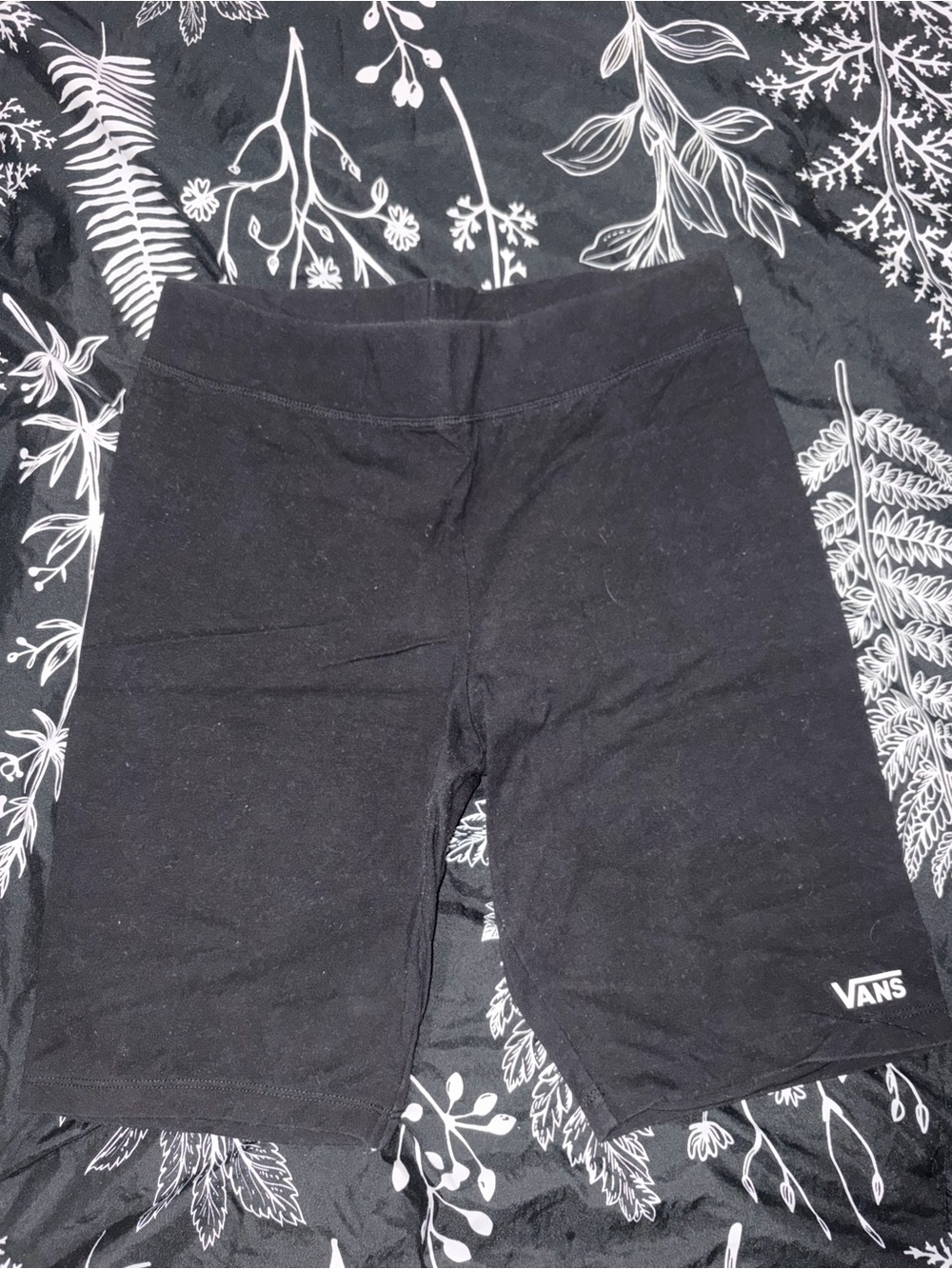 Vans Black Women's Bike Shorts with Logo